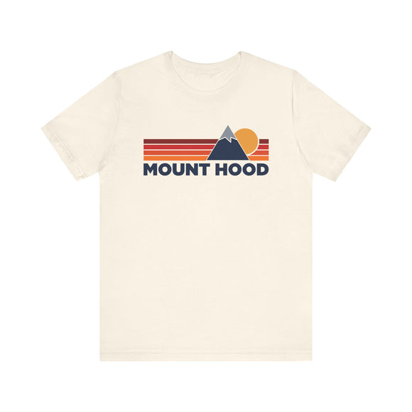 Retro Mount Hood T-shirt, Mountain Tee, Vintage Mount Hood Unisex Jersey Shirt, Outdoor Hiking Apparel