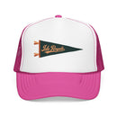 Isle Royale National Park Pennant Trucker Hat — Vintage Foam Mesh Cap-5