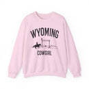 Wyoming Sweatshirt - Wyoming Cowgirl Graphic Crewneck-4