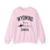 Wyoming Sweatshirt - Wyoming Cowgirl Graphic Crewneck