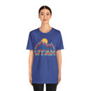 Utah T Shirt Retro Mountain - Unisex Utah Shirt-65