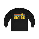 Maine Long Sleeve Shirt - Retro Unisex Shirt-3
