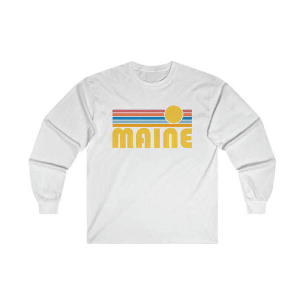 Maine Long Sleeve Shirt - Retro Unisex Shirt