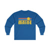 Maine Long Sleeve Shirt - Retro Unisex Shirt