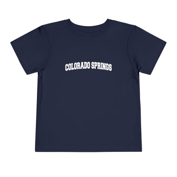 Buy navy Colorado Springs, Colorado Toddler Graphic Tee - Kids Colorado Springs Vacation T-Shirt