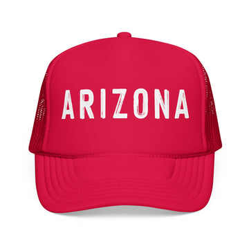 Buy red Arizona, Arizona Trucker Hat - Foam Arizona Cap