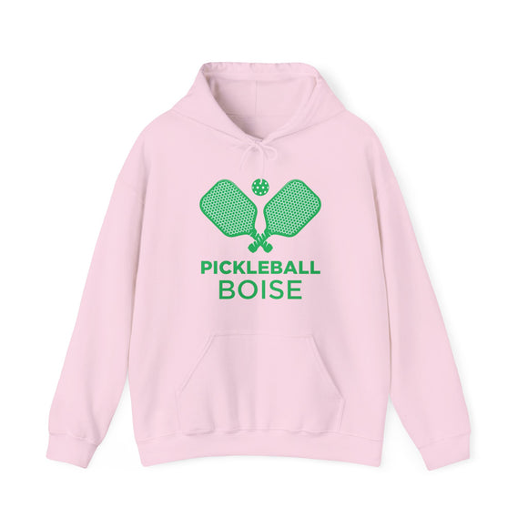 Pickleball Boise, Idaho Hoodie Sweatshirt - Unisex Heavy Blend Hoodie, Gift for Pickleball Players