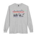 Crested Butte, Colorado Après-ski Long Sleeve Shirt - Mountain Retro Skiing-1
