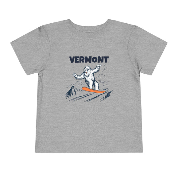 Vermont Yeti Snowboard Toddler Tee