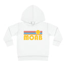 Moab, Utah Toddler Hoodie - Retro Sunrise Unisex Moab Toddler Sweatshirt-5