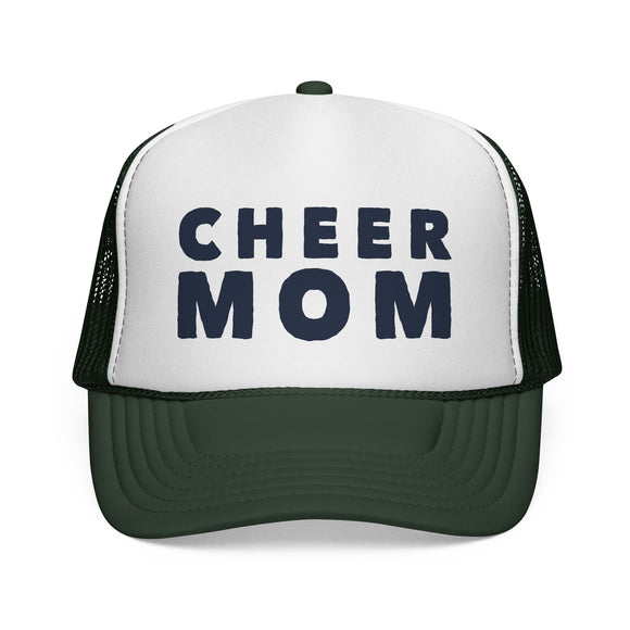 Cheer Mom Trucker Cap | Cheerleader Mom Hat, Pom Pom Design