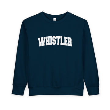 Buy navy Whistler, Canada Sweatshirt - Whistler Toddler Crewneck Sweatshirt