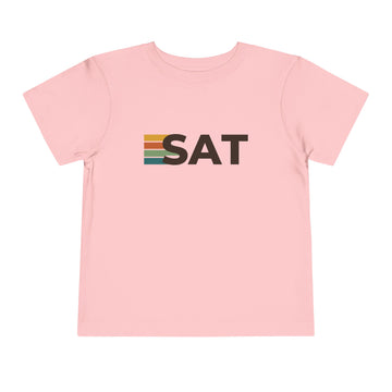 Buy pink San Antonio, Texas Toddler Tee - SAT Kids T Shirt