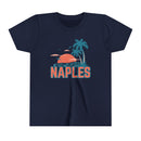 Naples, Florida Youth Shirt - Retro Palm Tree Naples Kid's T-Shirt-4