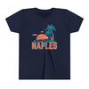 Naples, Florida Youth Shirt - Retro Palm Tree Naples Kid's T-Shirt