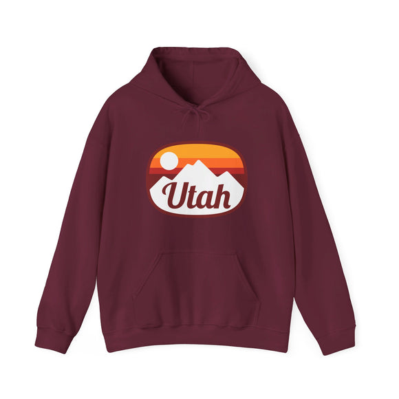 Utah Hoodie - Retro Ombre Unisex Utah Hoodie Sweatshirt