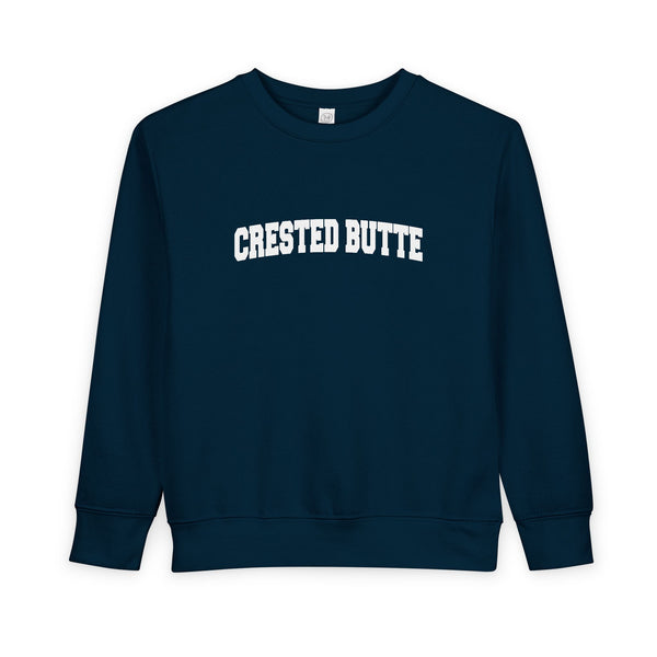 Crested Butte, Colorado Toddler Sweatshirt - Crested Butte Toddler Crewneck Sweatshirt