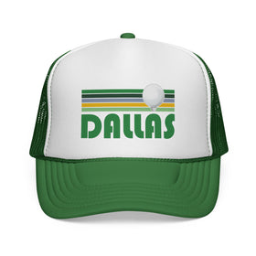 Dallas, Texas Retro Golf Trucker Hat - 0