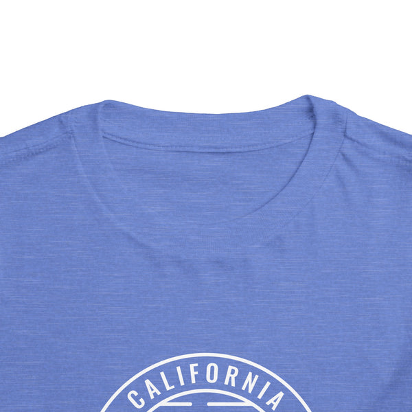 California Toddler T-Shirt - Retro Mountain Unisex Toddler California Shirt