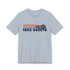 Lake Geneva, Wisconsin T Shirt - Retro Jetski PWC Graphic Tee