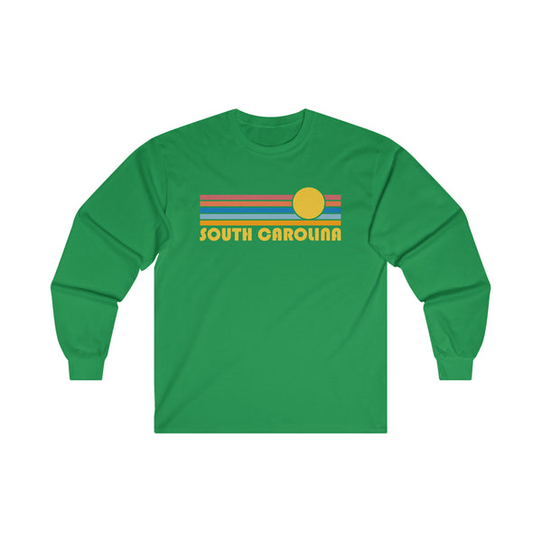 South Carolina Long Sleeve Shirt - Retro Unisex Shirt