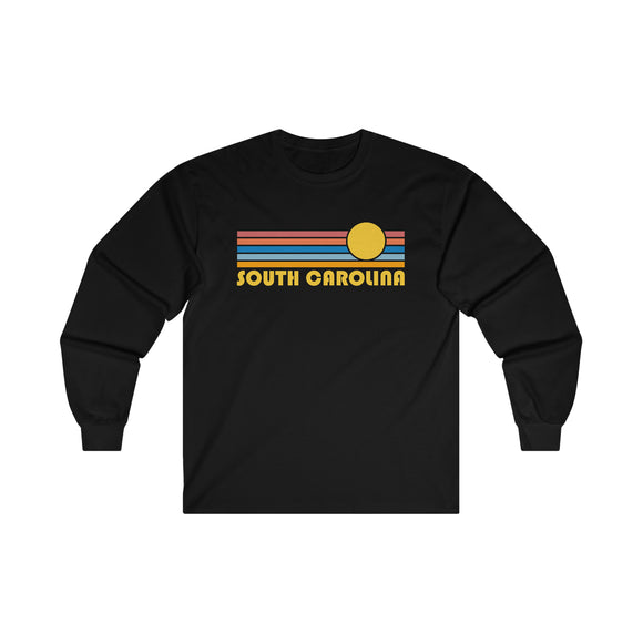 South Carolina Long Sleeve Shirt - Retro Unisex Shirt