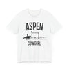 Aspen, Colorado Cowgirl Graphic Tee