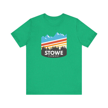 Buy heather-kelly Stowe, Vermont T-Shirt - Retro Unisex Stowe Shirt