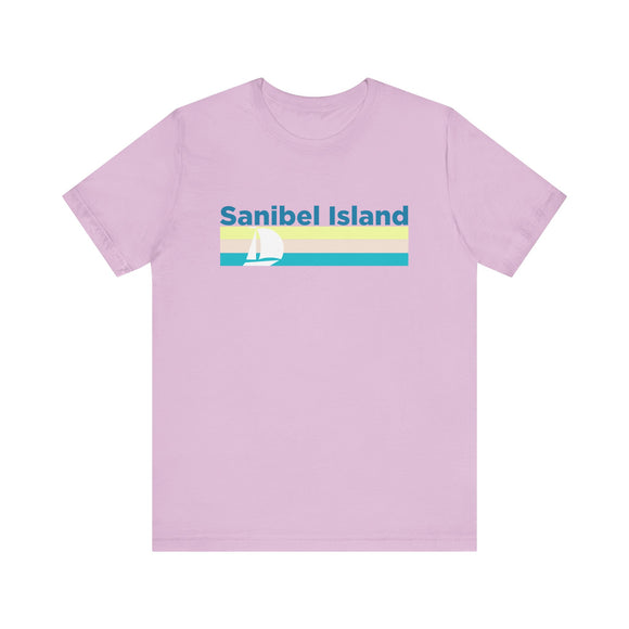 Sanibel Island, Florida T Shirt - Sailboat Graphic Tee