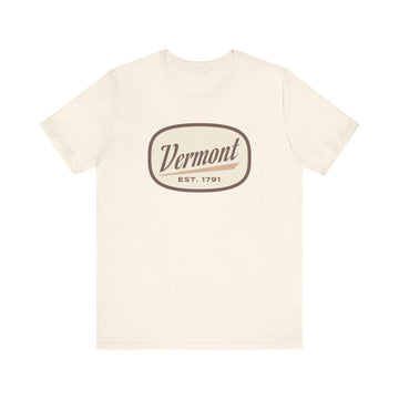 Buy natural Vermont T-Shirt - Retro Unisex Vermont Shirt