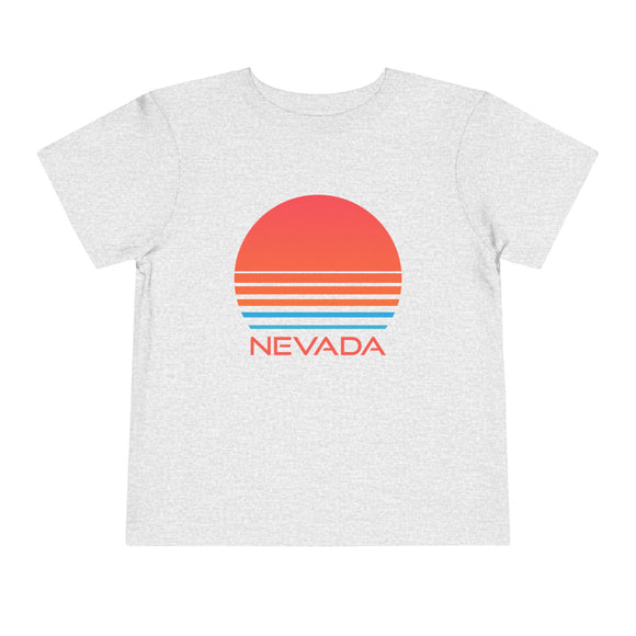Nevada Toddler T-Shirt - Retro 80s Unisex Toddler Nevada Shirt