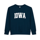 Iowa Toddler Sweatshirt - Iowa Toddler Crewneck Sweatshirt-4