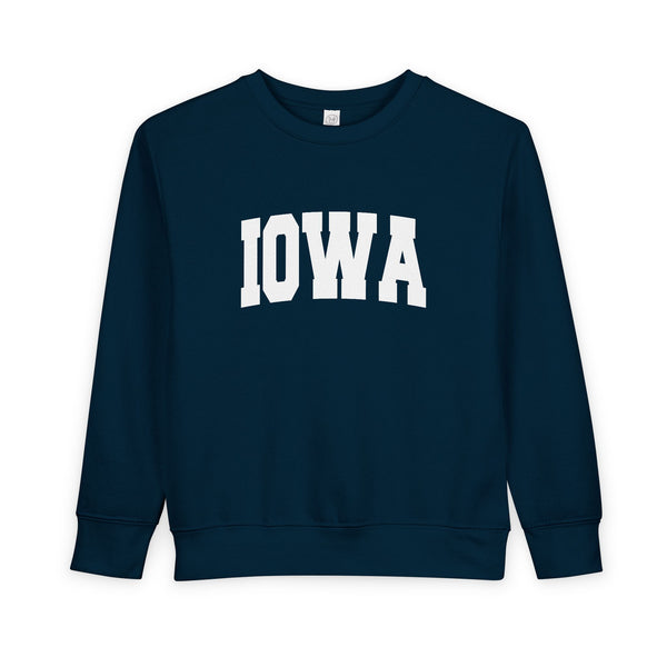 Iowa Toddler Sweatshirt - Iowa Toddler Crewneck Sweatshirt