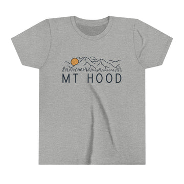 Buy athletic-heather Mt Hood, Oregon Youth T-Shirt - Kids Mt Hood Shirt