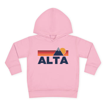 Buy pink Alta, Utah Toddler Hoodie - Unisex Mountain Alta Pullover Sweatshirt, Kids Hooded Jumper, Utah Souvenir