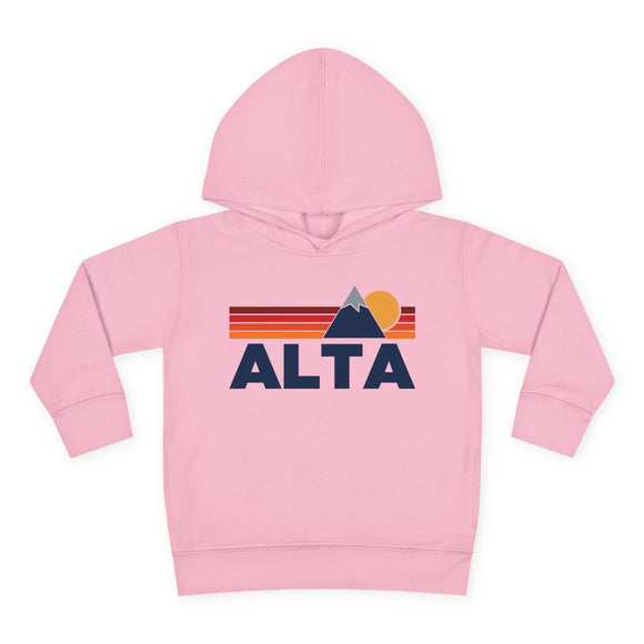 Alta, Utah Toddler Hoodie - Unisex Mountain Alta Pullover Sweatshirt, Kids Hooded Jumper, Utah Souvenir