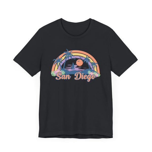 San Diego, California T-Shirt - Retro Beach Unisex San Diego Shirt