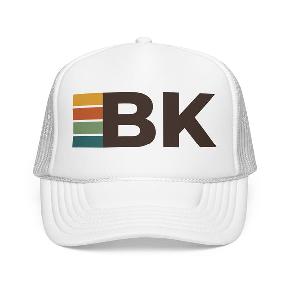 Brooklyn, New York Trucker Hat - BK Abbr retro cap