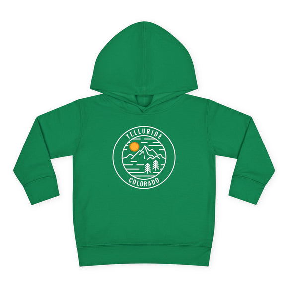 Telluride, Colorado Toddler Hoodie - Unisex Telluride Toddler Sweatshirt