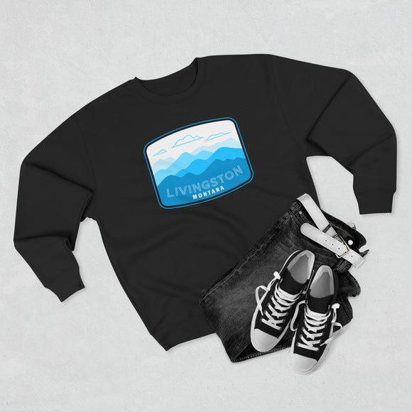 Premium Livingston, Montana Sweatshirt Unisex Crewneck, Premium Sweatshirt, Crewneck Jumper, Ski Resort Apparel