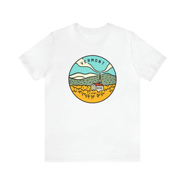 Buy white Vermont T-Shirt - Unisex Vermont Shirt