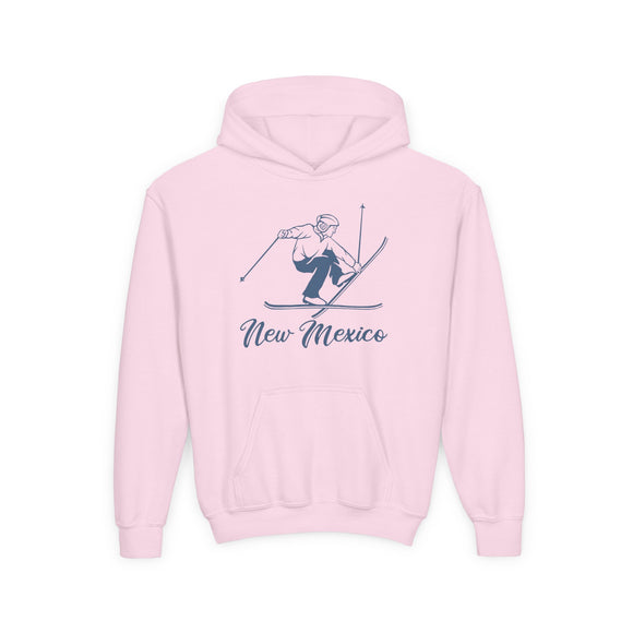 New Mexico Youth Hoodie - Snow Ski Kids New Mexico Hooded Sweatshirt