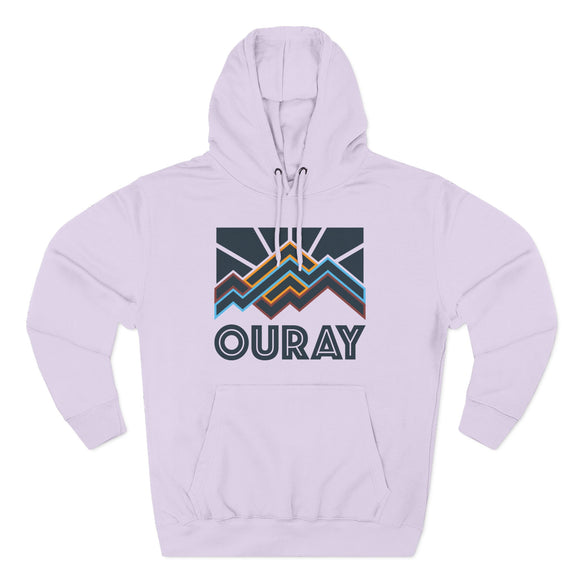 Ouray, Colorado Hoodie - Retro Mountain Unisex Sweatshirt