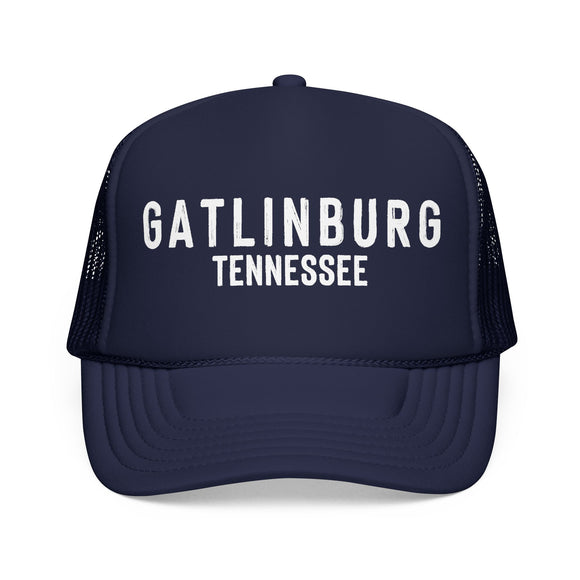 Gatlinburg, Tennessee Trucker Hat - Foam Gatlinburg Cap