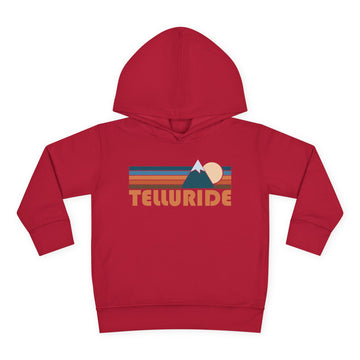 Buy vintage-red Telluride, Colorado Toddler Hoodie - Unisex Telluride Toddler Sweatshirt