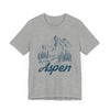 Aspen, Colorado Graphic Tee - Mountain Illustration Aspen T Shirt