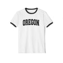 Oregon Cotton Ringer Graphic Tee - Unisex Oregon T Shirt, Vintage Style Tee, Men's/Women's Tee-3