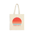 Nebraska Cotton Canvas Nebraska Tote Bag - Retro 80s-1