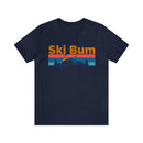 Ski Bum T-Shirt - Mountain Sunset Unisex Ski Bum Shirt-7