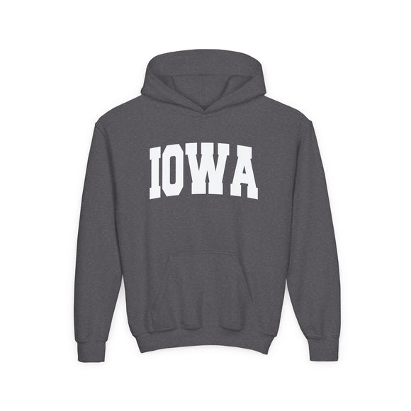 Iowa Youth Hoodie - Kids Iowa Hooded Sweatshirt